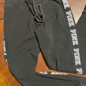 Victoria's Secret PINK Black Kids Joggers